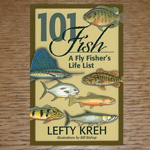 101 FISH BOOK BY LEFTY KREY  AVAILABLE AT TROUTLORE FLY TYING STORE AUSTRALIA