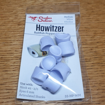 Surface Seducer Howitzer Baitfish Poppers Off White