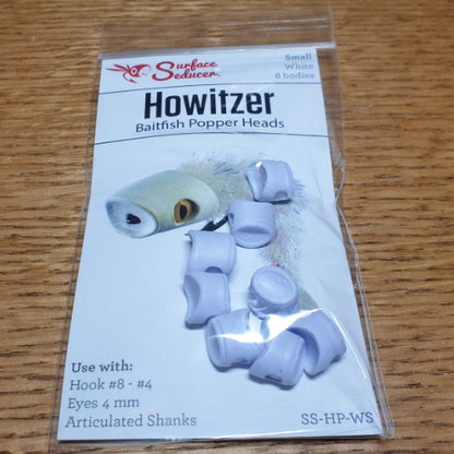 Surface Seducer Howitzer Baitfish Poppers Off White