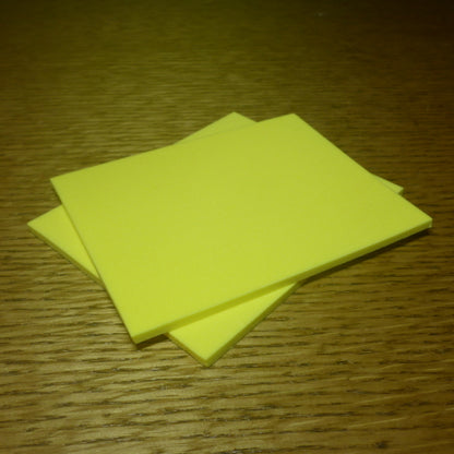 Hareline 3mm Thin Foam Yellow