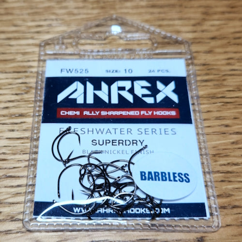 Ahrex FW525 Super Dry Barbless Freshwater Hook