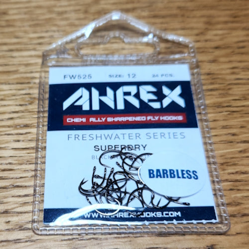 Ahrex FW525 Super Dry Barbless Freshwater Hook