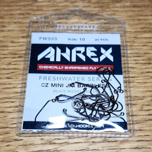 Ahrex FW555 CZ Mini Jig Barbless Hook