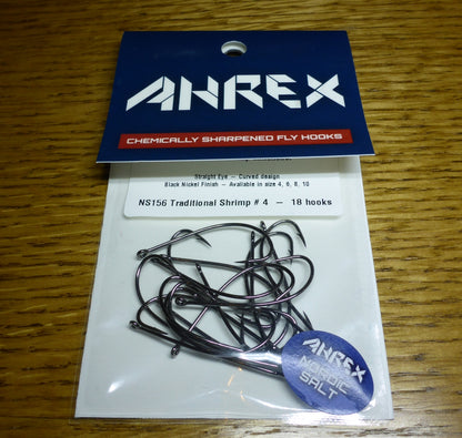 Ahrex NS156 Nordic Salt Traditional Shrimp Hooks