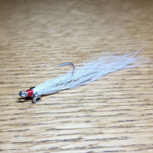 K9 Saltwater Flies Clouser – White AVAILABLE AT TROUTLORE FLY TYING STORE AUSTRALIA