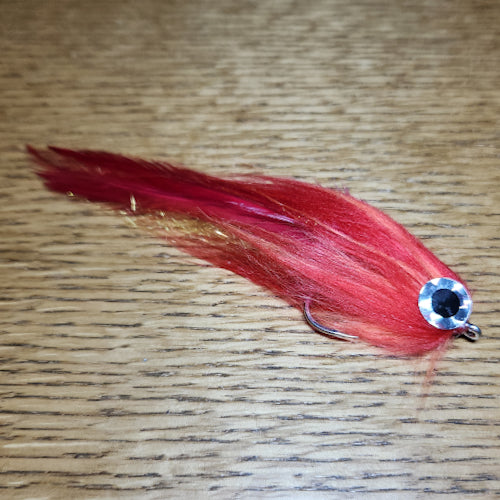 K9 Saltwater Flies Flaming Lamborghini AVAILABLE AT TROUTLORE FLY TYING STORE AUSTRALIA