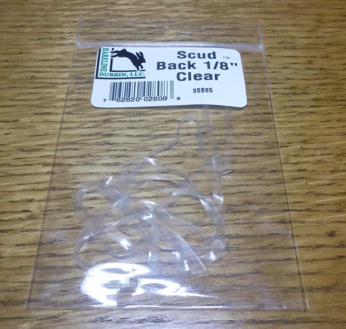 Hareline Scud Back Clear AVAILABLE AT TROUTLORE FLY TYING STORE AUSTRALIA