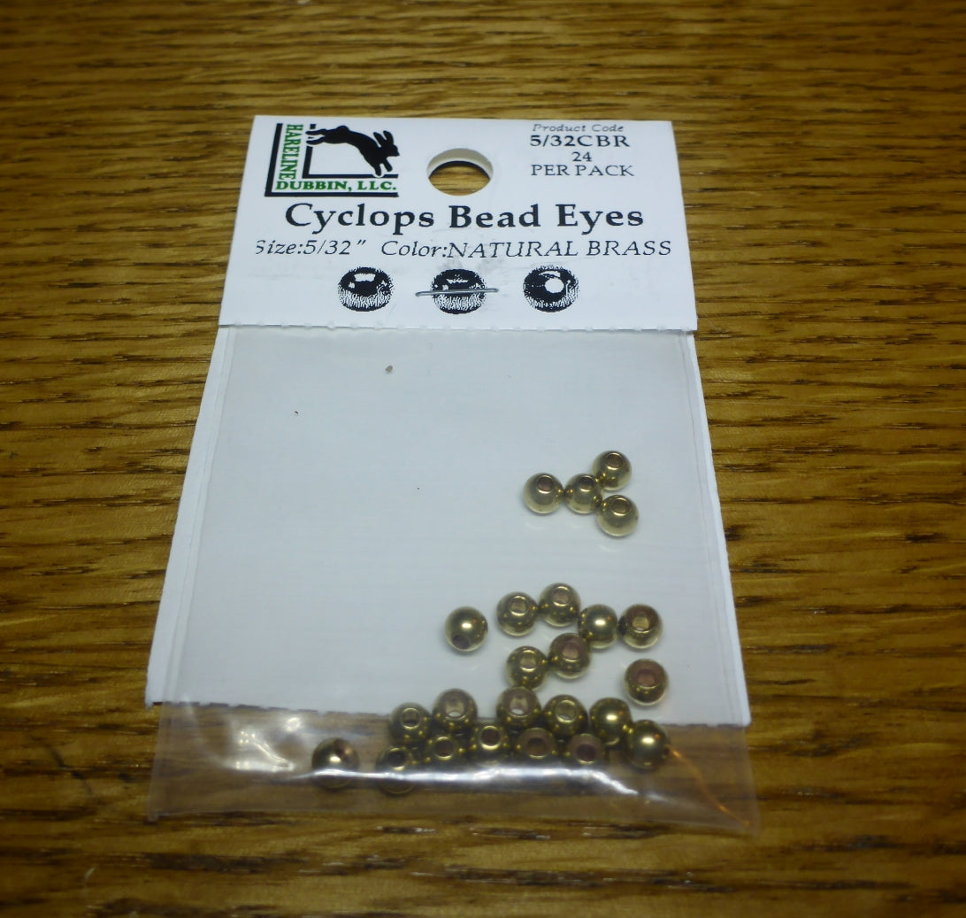 Brass Cyclops Bead Eyes Gold – 24 Pcs