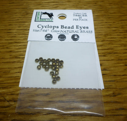 Brass Cyclops Bead Eyes Gold – 24 Pcs