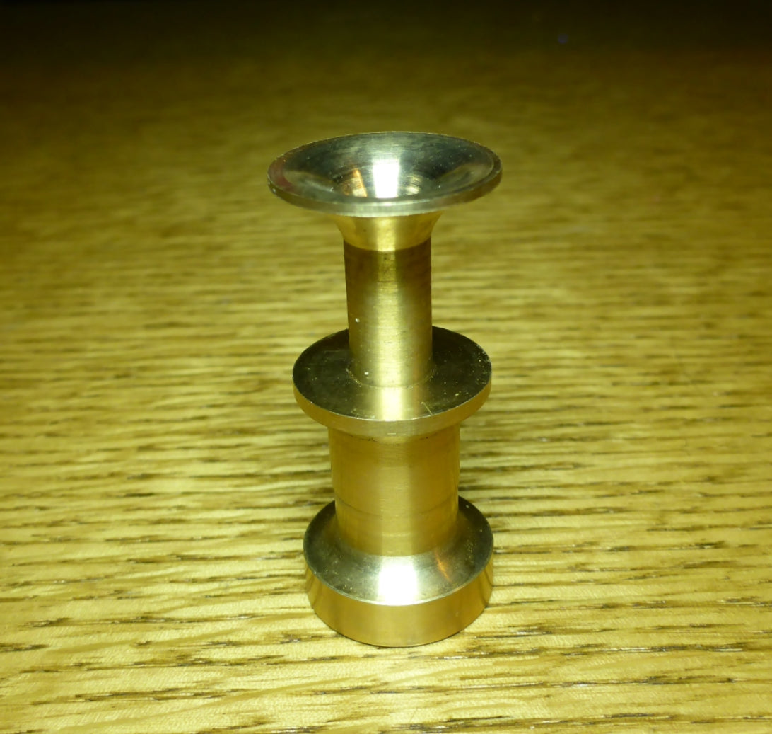 Brass Hair Stacker Small