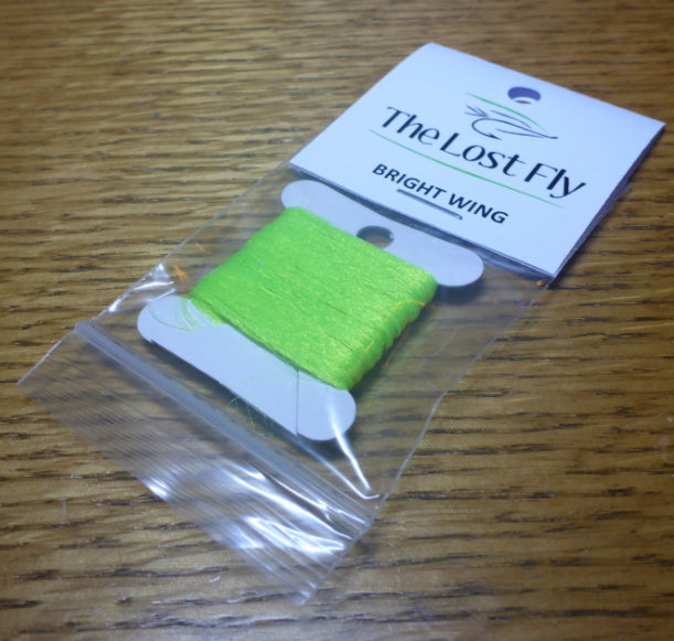 The Lost Fly Bright Wing – Chartreuse AVAILABLE AT TROUTLORE FLY TYING STORE AUSTRALIA