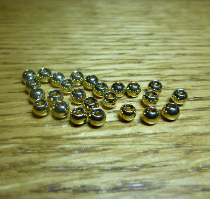 Tungsten Beads Gold – 25 Pcs AVAILABLE AT TROUTLORE FLY TYING STORE AUSTRALIA