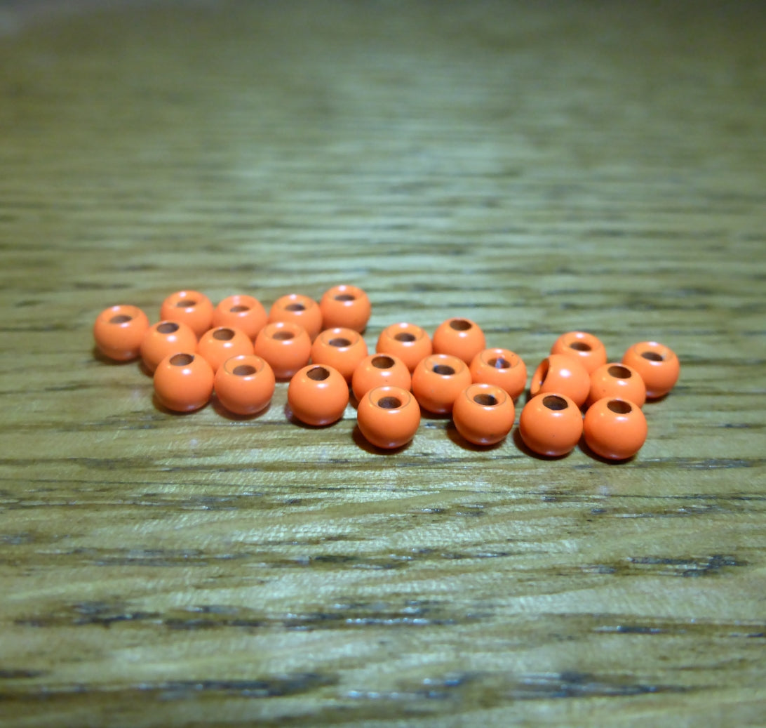 Tungsten Beads Orange – 25 Pcs AVAILABLE AT TROUTLORE FLY TYING STORE AUSTRALIA