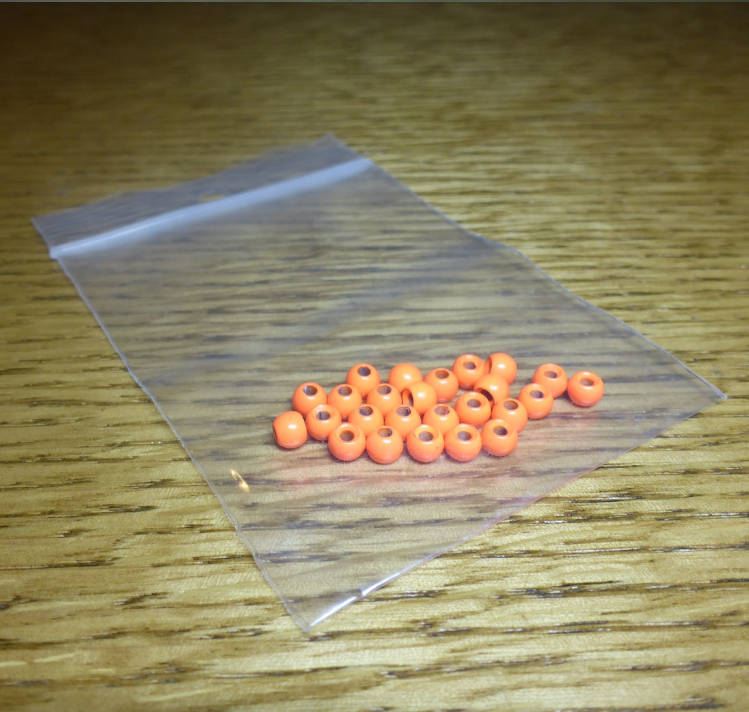 Tungsten Beads Orange – 25 Pcs