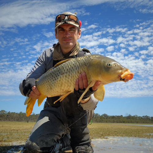 GUIDED FISHING FOR CARP FLYFISHING WITH ROB FROM TROUTLORE FLYTYING STORE