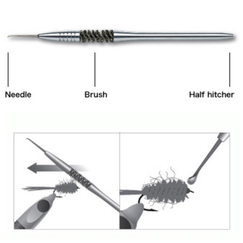 C&F Design CFT-70 3-in-1 Dubbing Brush