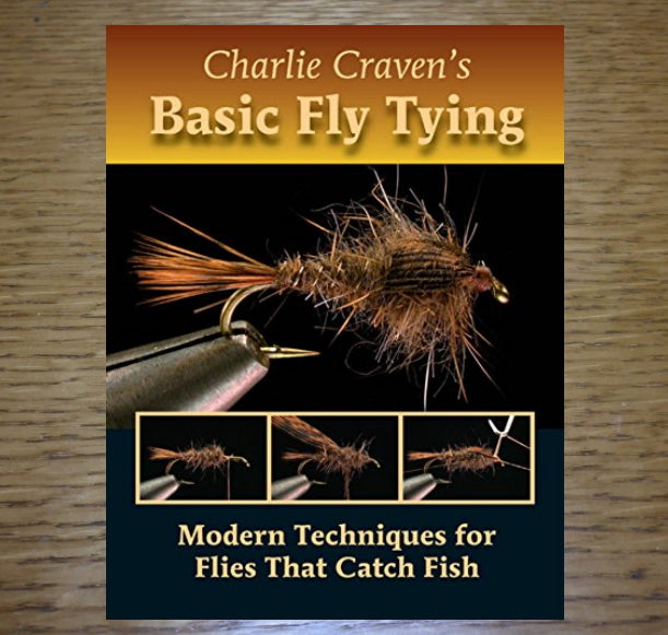 CHARLIE CRAVEN'S BASIC FLY TYING BOOK  AVAILABLE AT TROUTLORE FLY TYING STORE AUSTRALIA