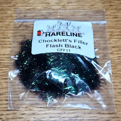 Hareline Chocklett’s Filler Flash Black