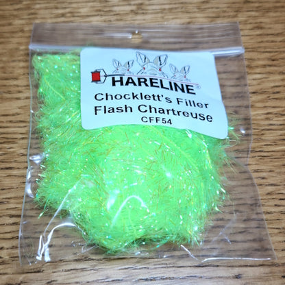 Hareline Chocklett’s Filler Flash Chartreuse