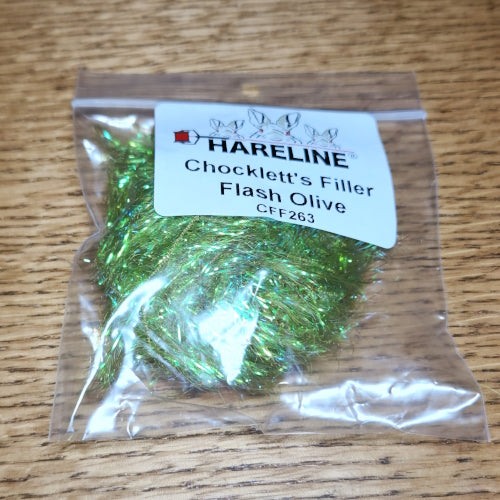 Hareline Chocklett’s Filler Flash Olive