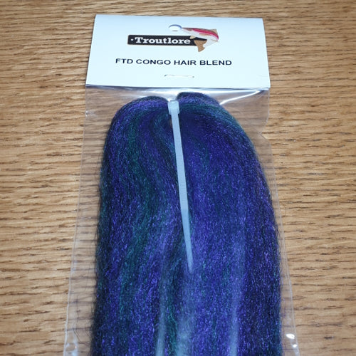 FTD Congo Hair Baitfish Blends – Minnow Back Purple