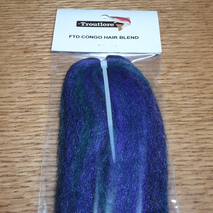 FTD Congo Hair Baitfish Blends – Minnow Back Purple