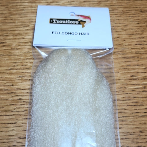 FTD Congo Hair – Baitfish Cream AVAILABLE AT TROUTLORE FLY TYING STORE AUSTRALIA