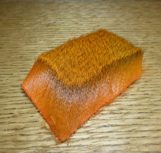 Nature’s Spirit Mule Deer Hair Dyed Orange AVAILABLE AT TROUTLORE FLY TYING STORE AUSTRALIA