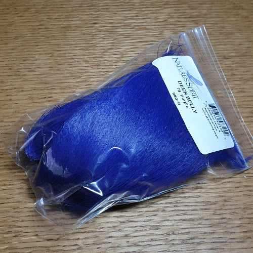 Spinning Deer Belly Hair Dyed Purple AVAILABLE AT TROUTLORE FLY TYING STORE AUSTRALIA