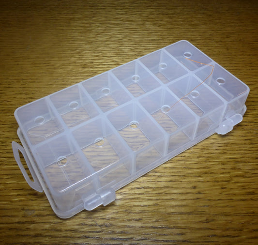 12 COMPARTMENT DUBBING BOX AVAILABLE AT TROUTLORE FLY TYING STORE AUSTRALIA