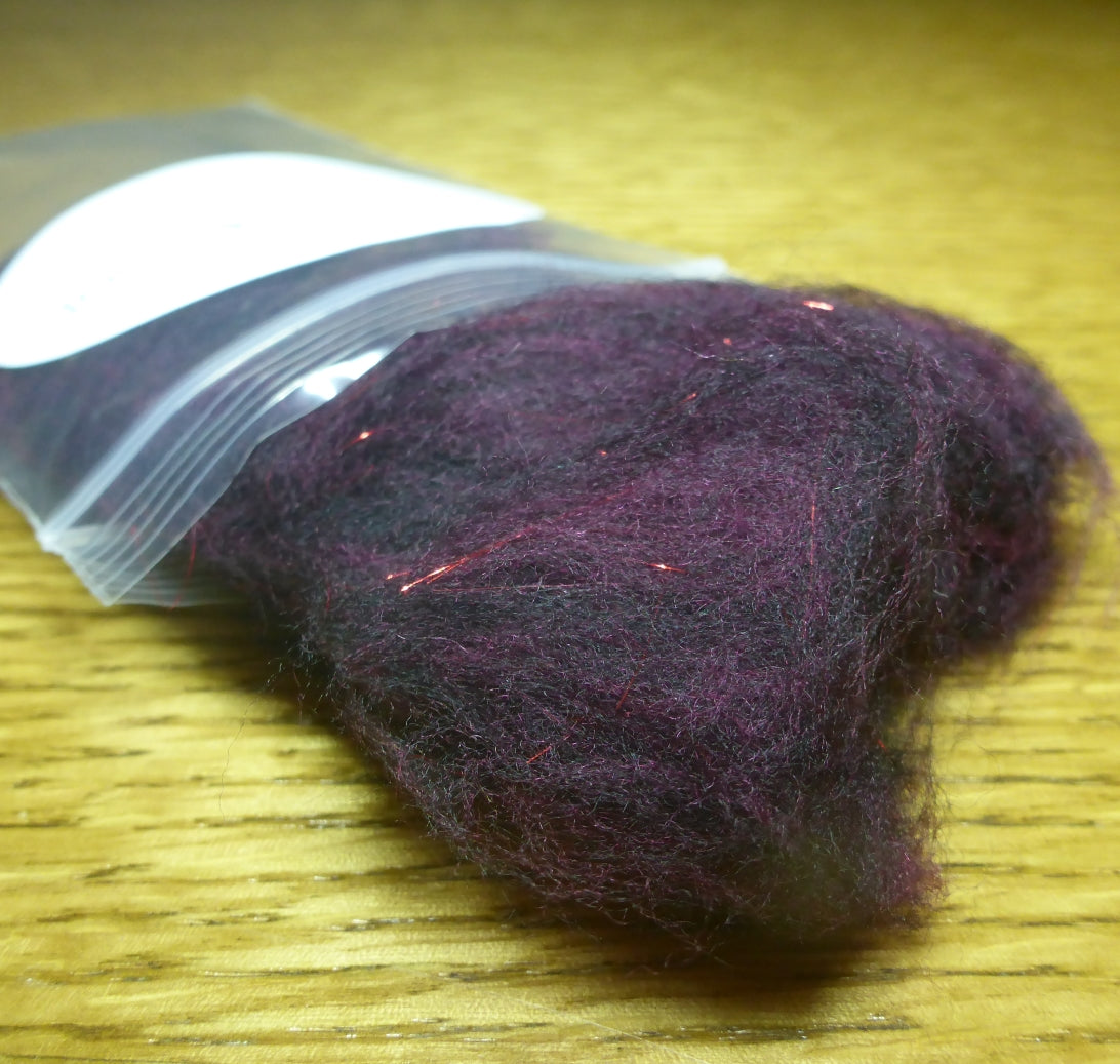 Lv2Nymph Electric Wool Dubbing - Demonized AVAILABLE AT TROUTLORE FLY TYING STORE AUSTRALIA