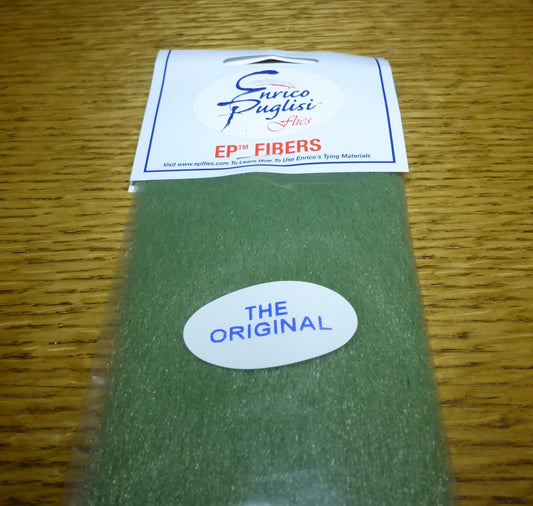 Enrico Puglisi EP Fibers - Light Olive AVAILABLE AT TROUTLORE FLY TYING STORE AUSTRALIA