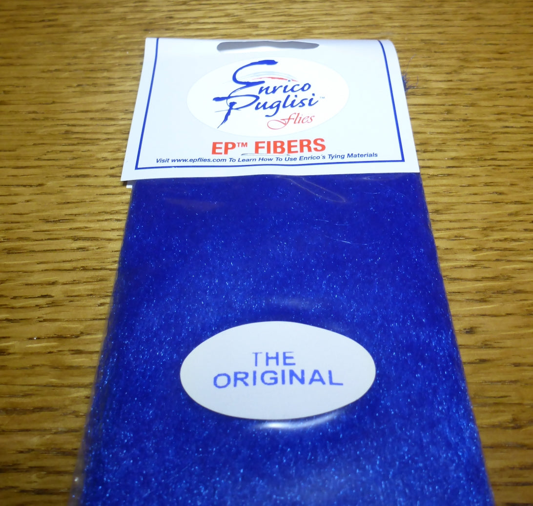 Enrico Puglisi EP Fibers - Royal Blue AVAILABLE AT TROUTLORE FLY TYING STORE AUSTRALIA