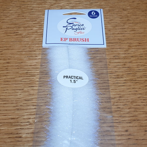 Enrico Puglisi EP Practical Brush 1.5″ - White AVAILABLE AT TROUTLORE FLY TYING STORE AUSTRALIA