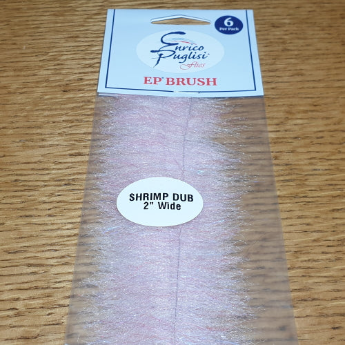 Enrico Puglisi EP Shrimp Dub Brush 2″ Shrimp PInk AVAILABLE AT TROUTLORE FLY TYING STORE AUSTRALIA