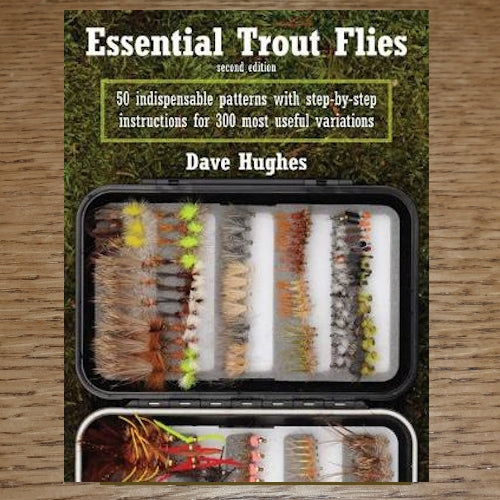 ESSENTIAL TROUT FLIES BOOK BY DAVE HUGHES AVAILABLE AT TROUTLORE FLY TYING STORE AUSTRALIA