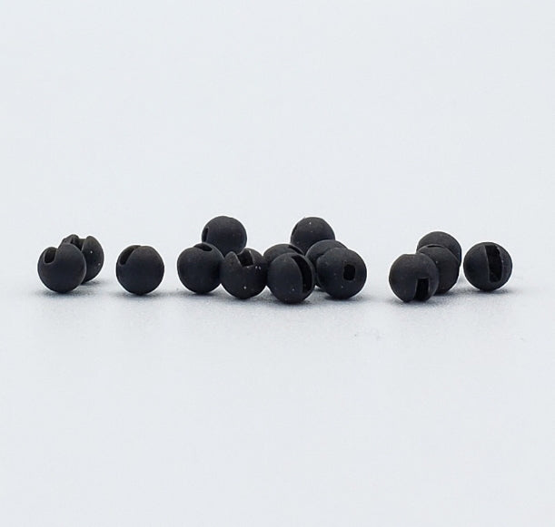 Firehole Slotted Stones Tungsten Beads Black AVAILABLE AT TROUTLORE FLY TYING STORE AUSTRALIA