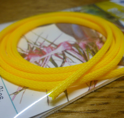 Flymen Fish Skull Chocklett’s Body Tubing – Yellow AVAILABLE AT TROUTLORE FLY TYING STORE AUSTRALIA