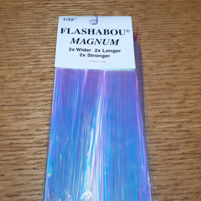 Hedron Flashabou Magnum - Pearl AVAILABLE AT TROUTLORE FLY TYING STORE AUSTRALIA