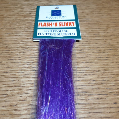 H2O Flash N Slinky – Dark Purple AVAILABLE AT TROUTLORE FLY TYING STORE AUSTRALIA