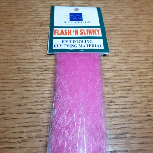 H2O Flash N Slinky – Pink AVAILABLE AT TROUTLORE FLY TYING STORE AUSTRALIA