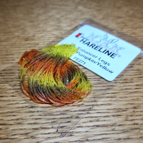 Hareline Fly Enhancer Legs
Orange / Pumpkin / Yellow AVAILABLE AT TROUTLORE FLY TYING STORE AUSTRALIA