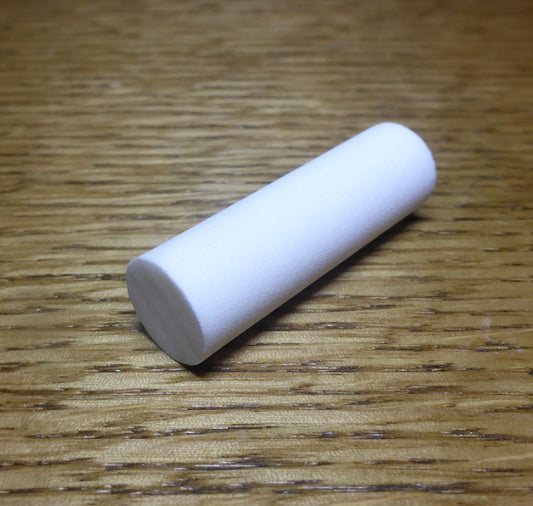 River Road Creations Foam Cylinders White AVAILABLE AT TROUTLORE FLY TYING STORE AUSTRALIA