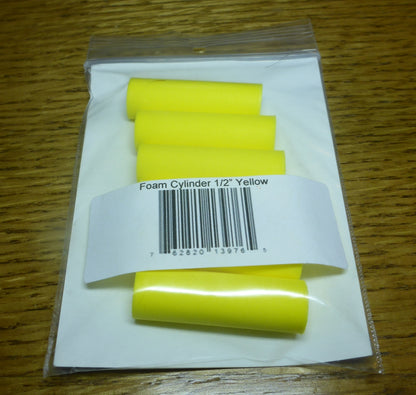 River Road Creations Foam Cylinders Yellow