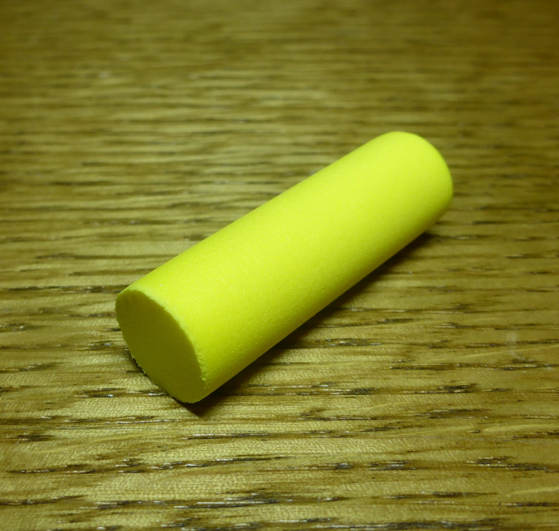 River Road Creations Foam Cylinders Yellow AVAILABLE AT TROUTLORE FLY TYING STORE AUSTRALIA