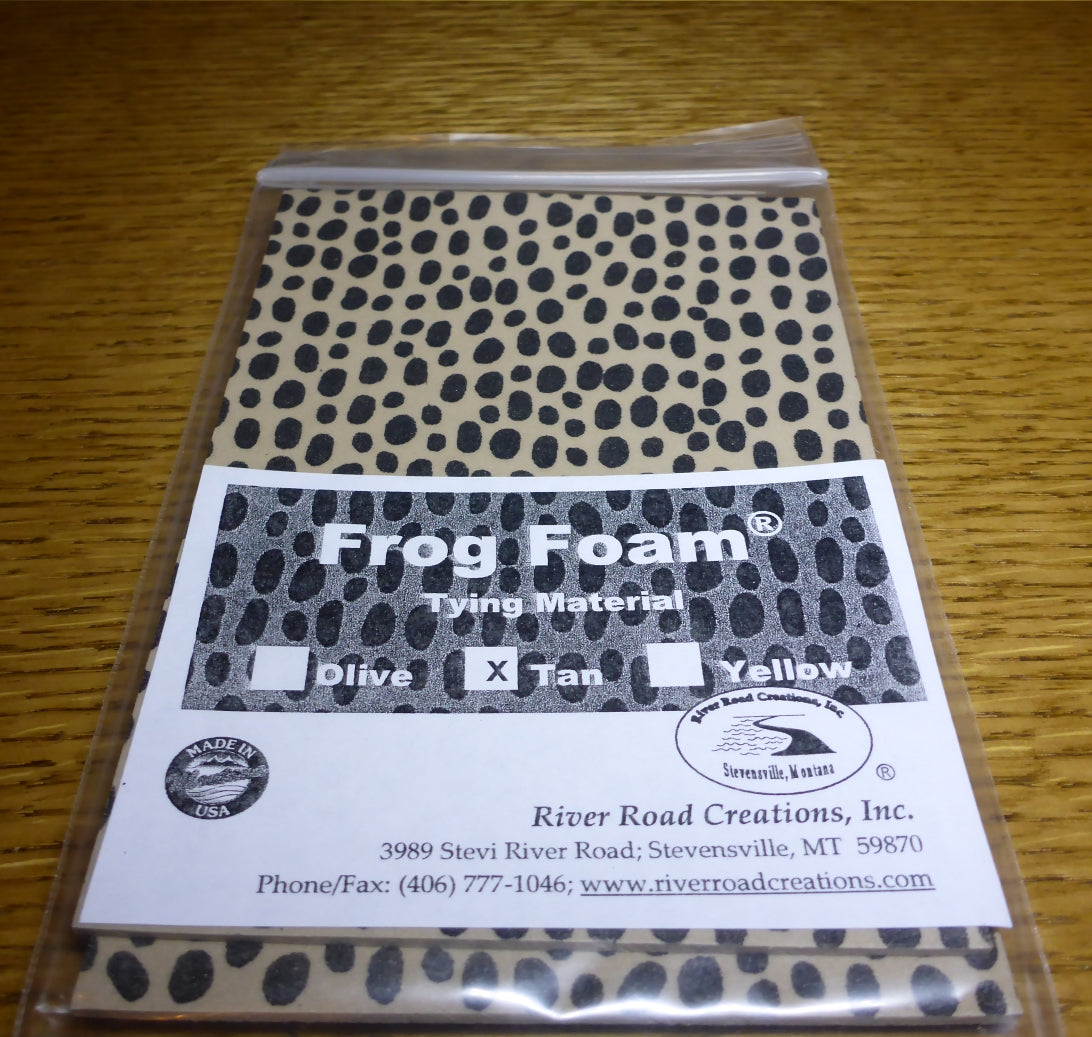 River Road Creations Frog Foam 2mm – Tan