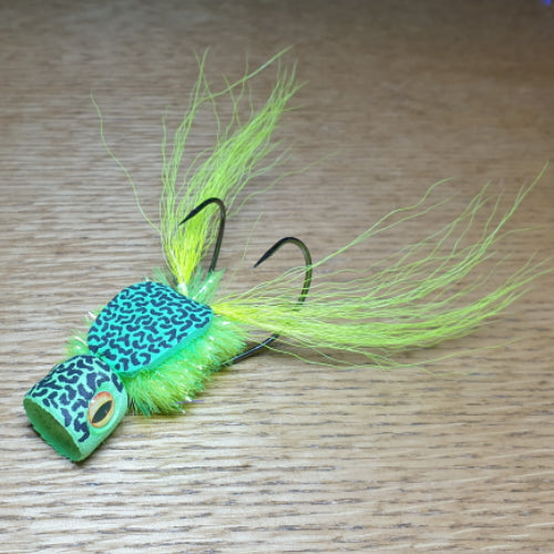 Ozzy Native Flies Frog Popper Double Hook