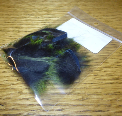 Hareline Crosscut Frostip Rabbit Strips
Black & Olive AVAILABLE AT TROUTLORE FLY TYING STORE AUSTRALIA