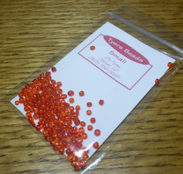 Tyers Glass Beads – Red