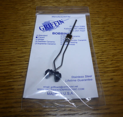 GRIFFIN FLARED BOBBIN TOOL AVAILABLE AT TROUTLORE FLY TYING STORE AUSTRALIA